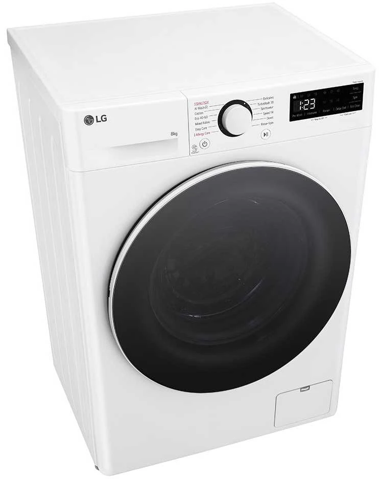 LG Skalbimo mašina F2WR508S0W, 8 kg, 1200 aps/min, A klasės, Balta