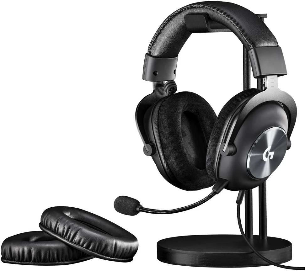 Belaidės žaidimų ausinės Logitech PRO X serijos, Juodos spalvos