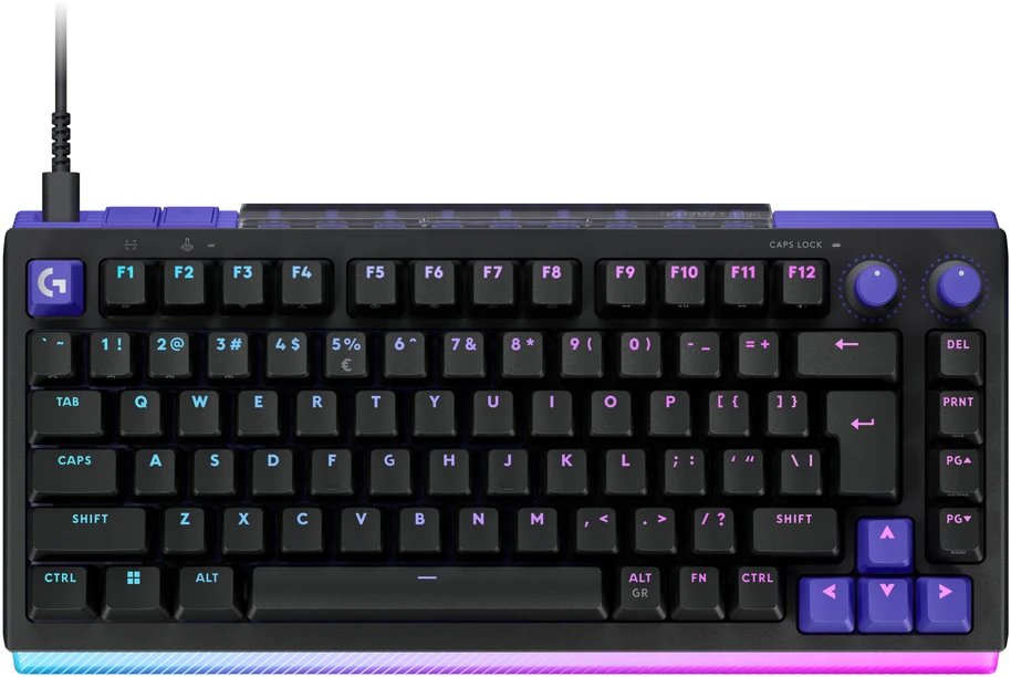Klaviatūra LOGITECH G512 X 75 - Juodas - US INT'L - USB- EMEA28i-935
