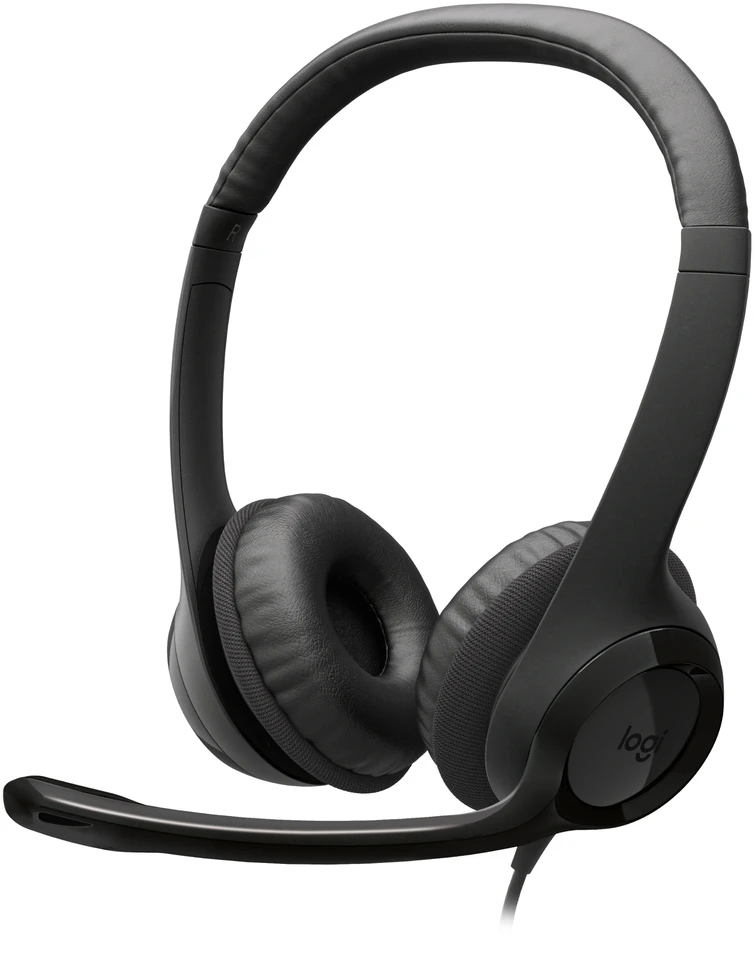 Logitech H390 Ausinės su laidu, USB-C, Juodas