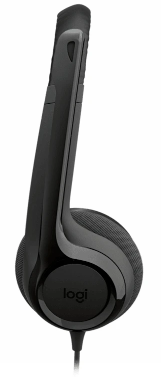 Logitech H390 Ausinės su laidu, USB-C, Juodas