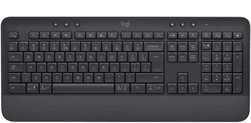 Klaviatūra LOGITECH MK650 SIGNATURE Bluetooth Combo – GRAFITAS – JAV INT'L – B2B