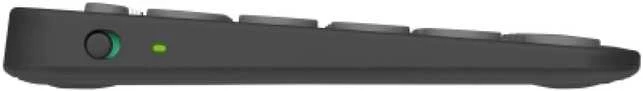 Belaidė klaviatūra Logitech PEBBLE KEYS 2 K380S, Grafito spalvos, Išdėstymas: US tarptautinis (Qwerty)