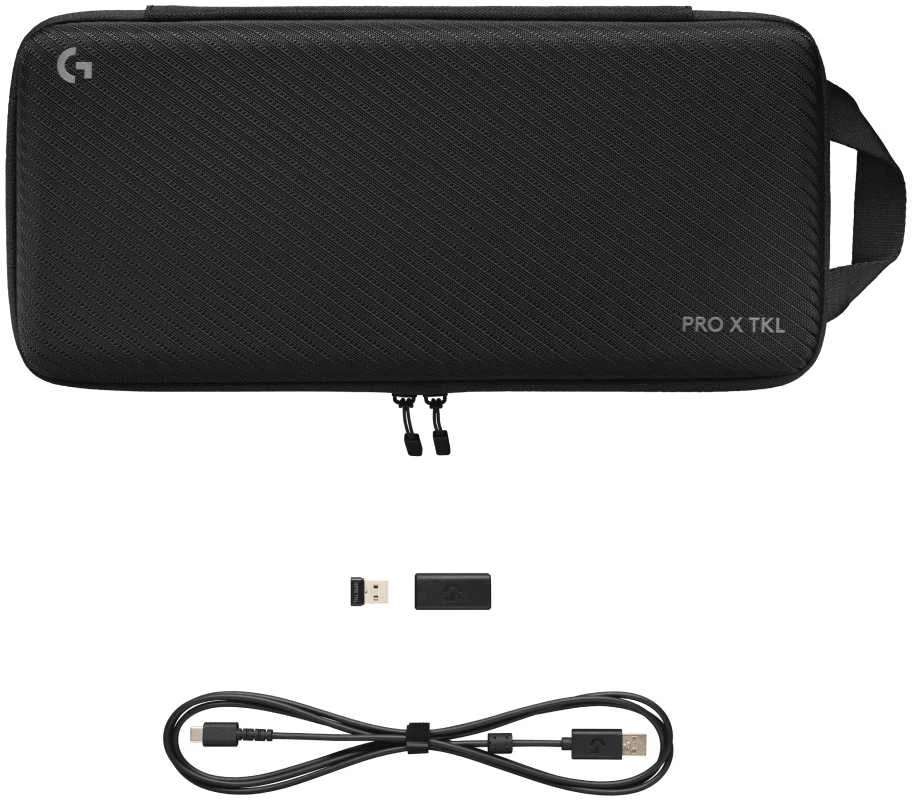 Žaidimų klaviatūra Logitech G Pro X TKL Lightspeed, US išdėstymas, Juodos spalvos