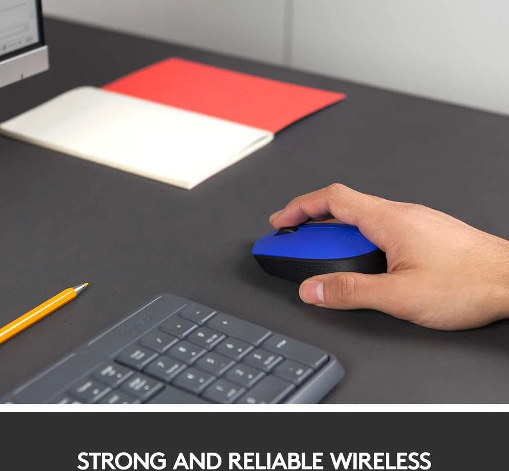 Belaidė pelė Logitech M171, mėlyna
