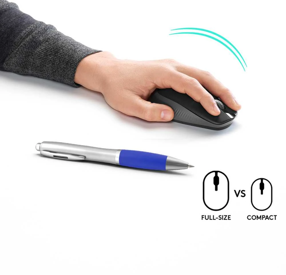 Belaidė pelė Logitech M190, juodos spalvos