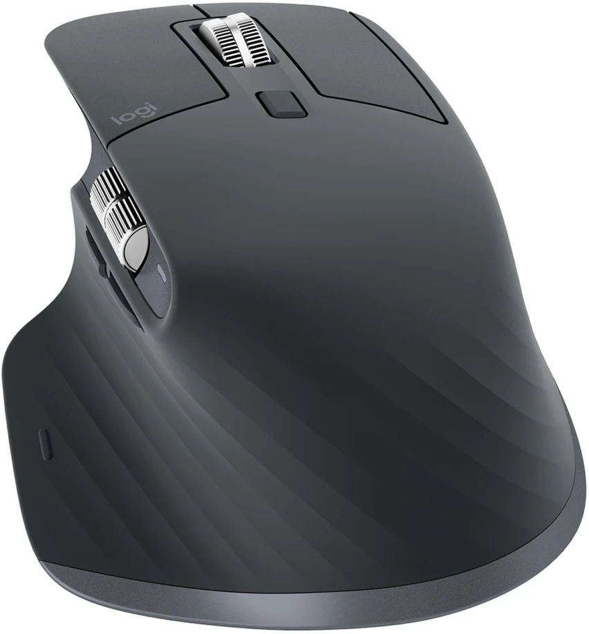 Logitech MX Master 3S Belaidė pelė RF belaidė + Bluetooth, 8000 DPI, Graphite
