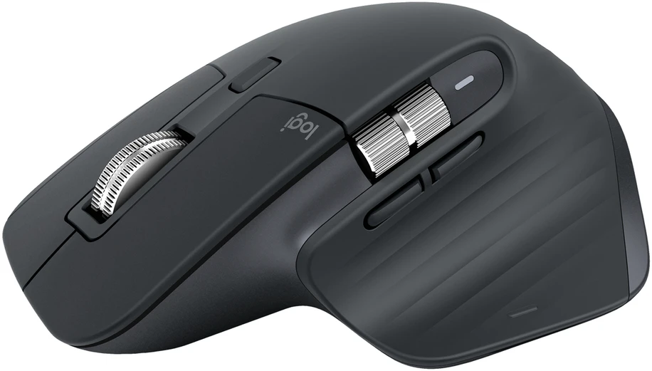 Logitech MX Master 3S Belaidė pelė RF belaidė + Bluetooth, 8000 DPI, Graphite