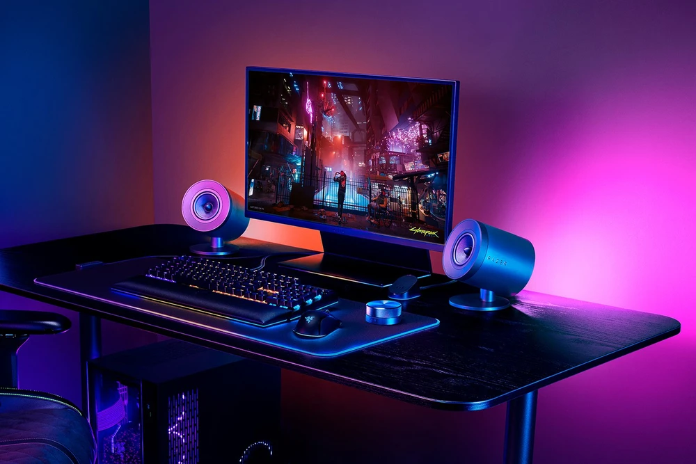 Kompiuterio kolonėlės Razer | Gaming Speakers | Nommo V2 Pro - 2.1 | Bluetooth | Belaidė jungtis | Juodas