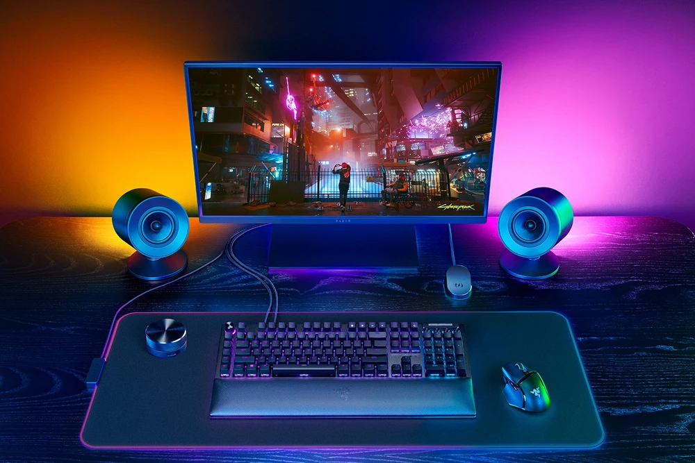 Kompiuterio kolonėlės Razer | Gaming Speakers | Nommo V2 Pro - 2.1 | Bluetooth | Belaidė jungtis | Juodas