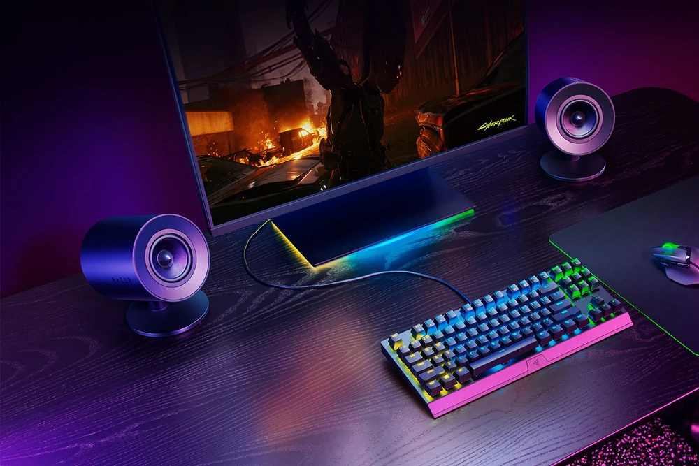 Kompiuterio kolonėlės Razer | Žaidimų garsiakalbiai | Nommo V2 X - 2.0 | Bluetooth | Juodas