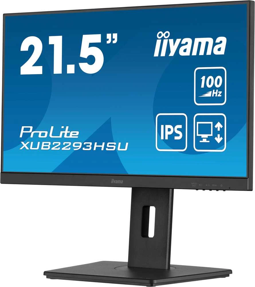 Monitorius iiyama ProLite XUB2293HSU-B7 - 100Hz | Full HD | 22'' | IPS | 1ms