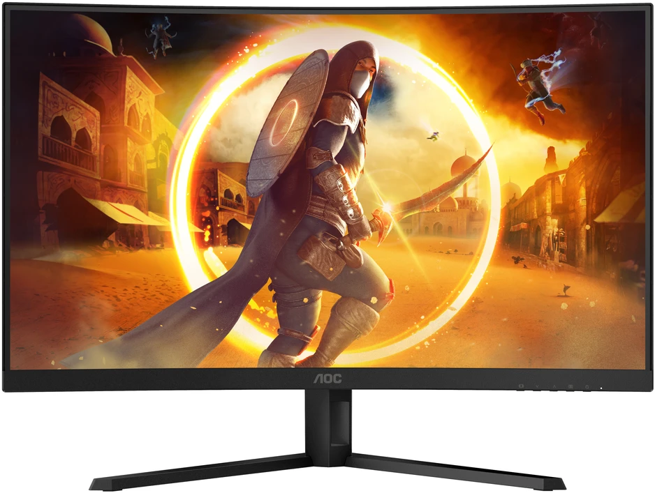 Žaidimų monitorius AOC CQ32G4VE, 31.5",Curved/ VA panel/ QHD(2560x1440), /180 Hz/ 0.5 ms, HDR10, FreeSync Premium HDMI, DisplayPort