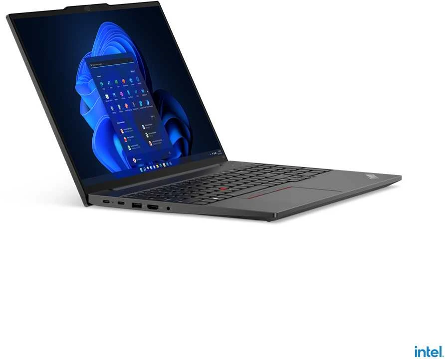 Nešiojamas kompiuteris Lenovo ThinkPad E16 Gen 1 | Intel Core i5-1335U, 16" WUXGA, 16 GB RAM, 256 GB SSD, Windows 11 Pro | Juodas