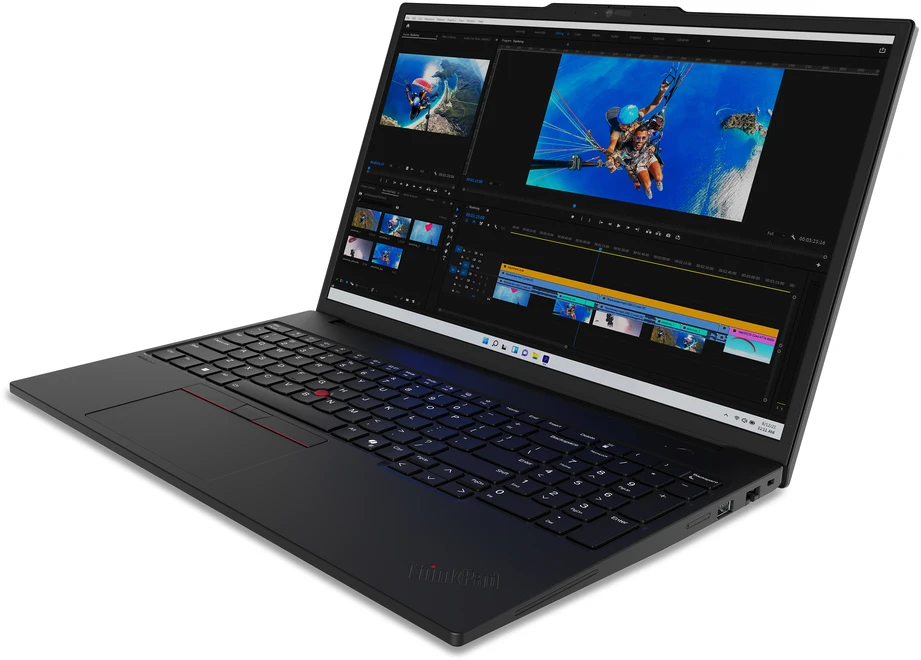 Lenovo ThinkPad P16s Gen 3 Ultra 5 125H, 16GB, 512GB SSD, WEBCAM, BT, NVIDIA RTX™ 500 Ada w/4GB, 16 WUXGA(1920x1200), W11Pro Juodas Backlit Keyboard FP Reader. 3 Year Garantija