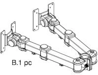 Neomounts „NewStar“ plokščiaekranis stalo laikiklis (spaustukas), 10-30“, c:Juodas
