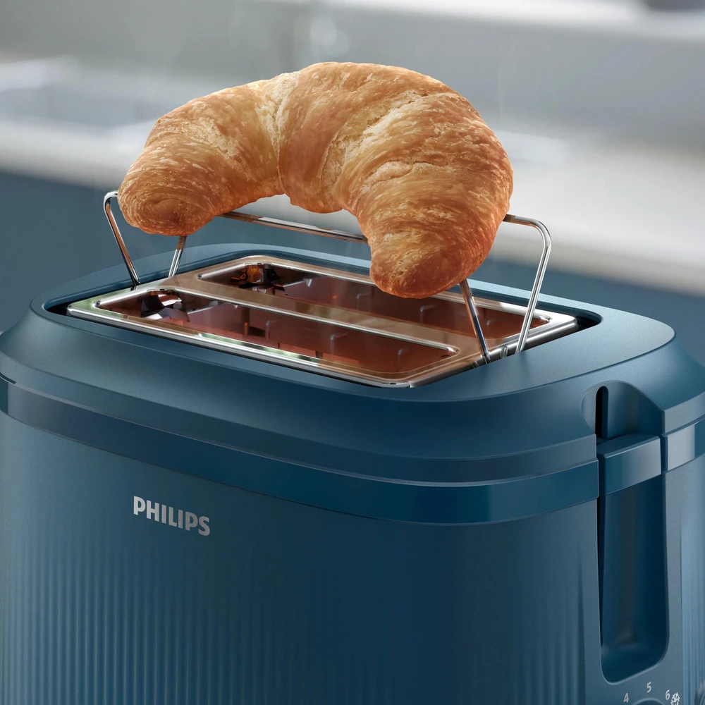 Skrudintuvas Philips 3000 Serija, HD2511/70, 8 nustatymai, 2 angos, bandelių šildymas