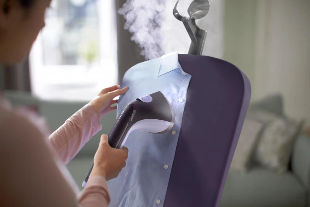 Pastatomas garintuvas Philips Stand Steamer 3000 Series su „XL StyleBoard“, 5 garų nustatymai, 2000 W, STE3180/30