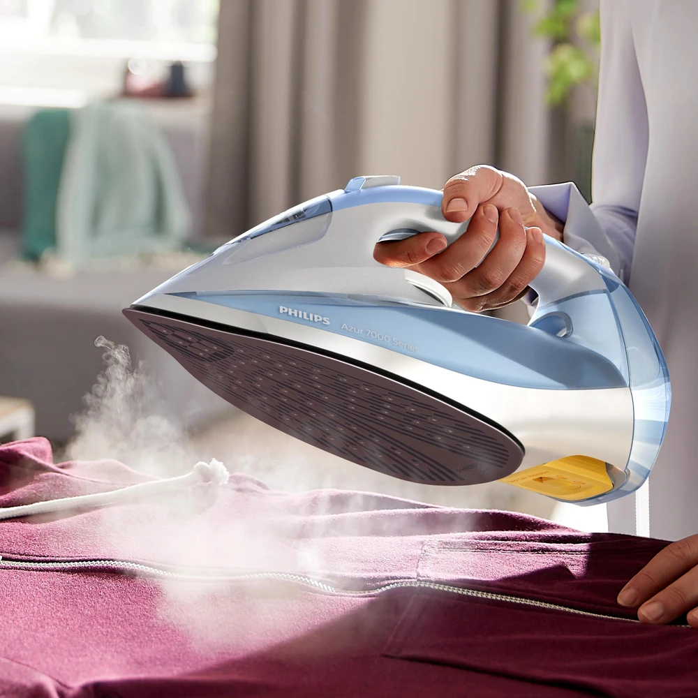 Philips 7000 serija HV garų lygintuvas, DST7011/20, šviesiai mėlynas / pilkas