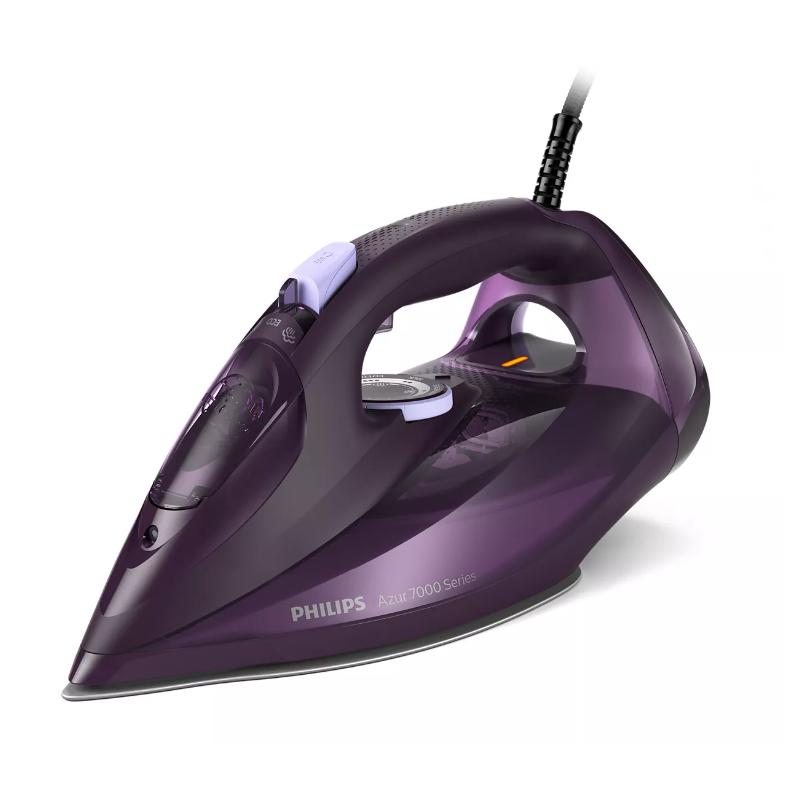 Philips 7000 Series Garų lygintuvas DST7051/30, 2800W, 50 g/min nenutrūkstamas garas, 250g garo pripūtimas, vertikalus garas, SteamGlide Elite padas, lašėjimo stabdiklis, ASO, QuickCalc Release, 300 ml vandens bakas