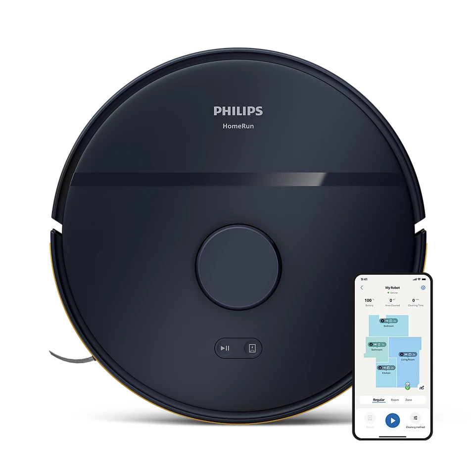 Dulkių siurblys - robotas Philips XU2000/10, juodas (Pažeista pakuotė)