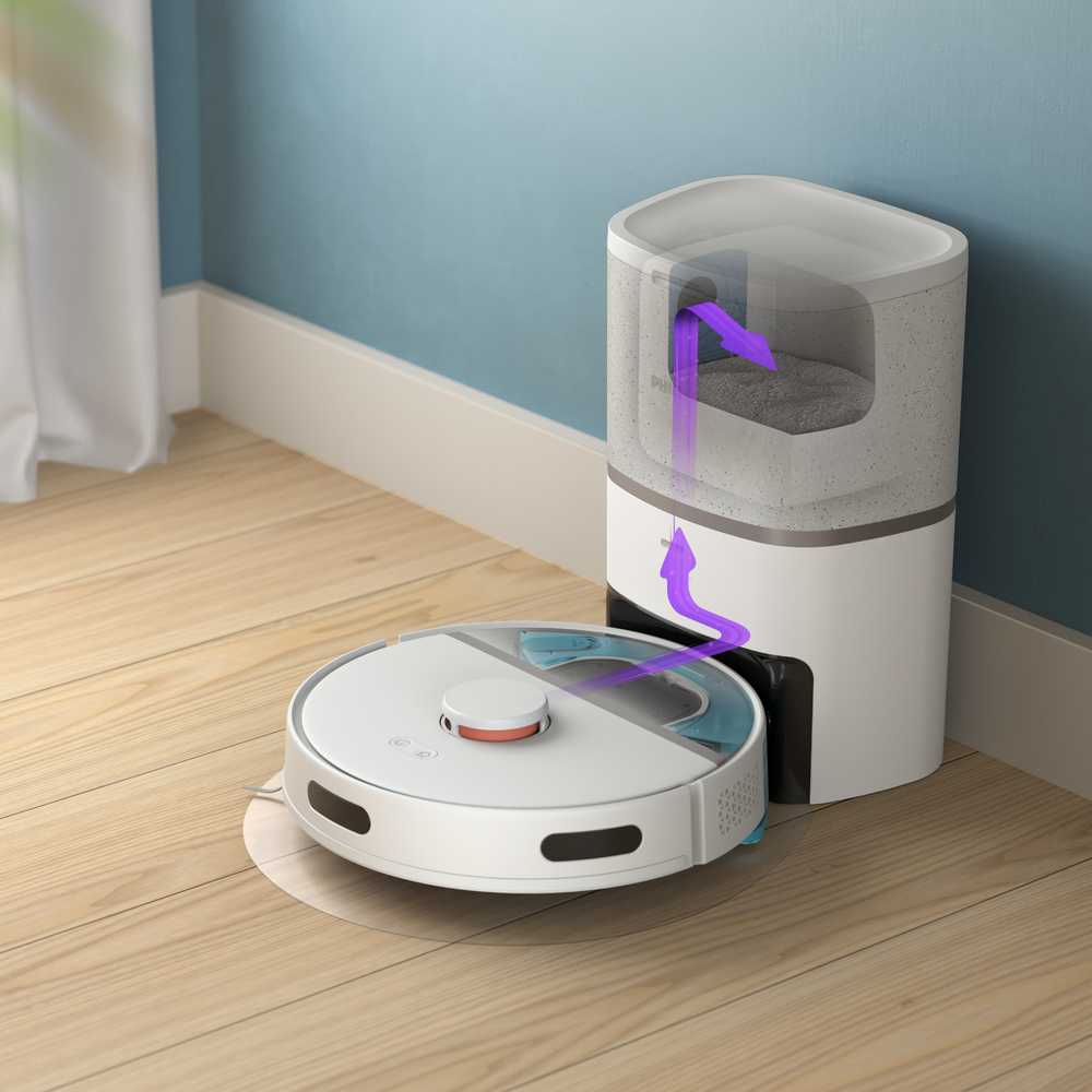 Philips HomeRun 3000 Series Aqua Šlapiai ir sausai valantis robotas XU3110/02