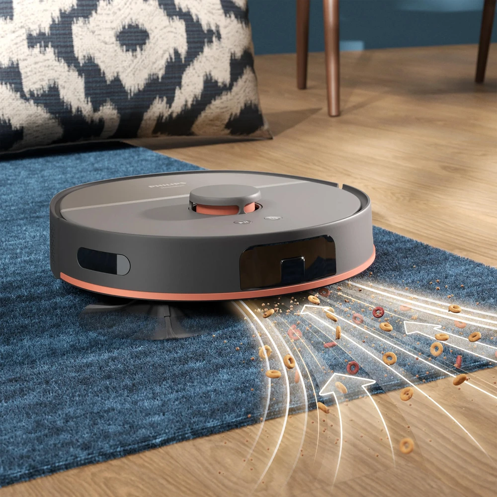 Dulkių siurblys-robotas Philips HomeRun 5000 serija, sausas ir drėgnas valymas, XU5000/10