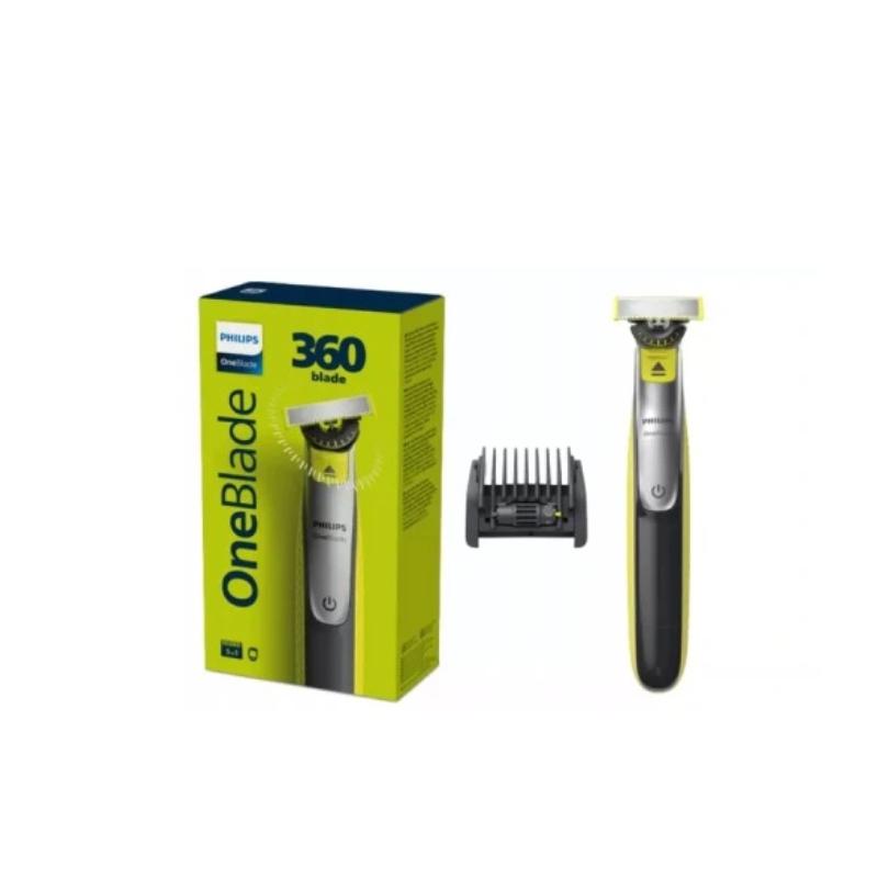 Barzdaskutė Philips OneBlade 360 QP2730/20, Pilkos/Žalios spalvos