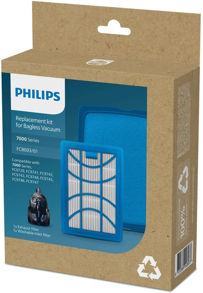 „Philips PowerPro FC8003/01 Expert LP“ pakaitinis rinkinys (FC9729, FC974x) su antialergijos ir EPA11 apsauga