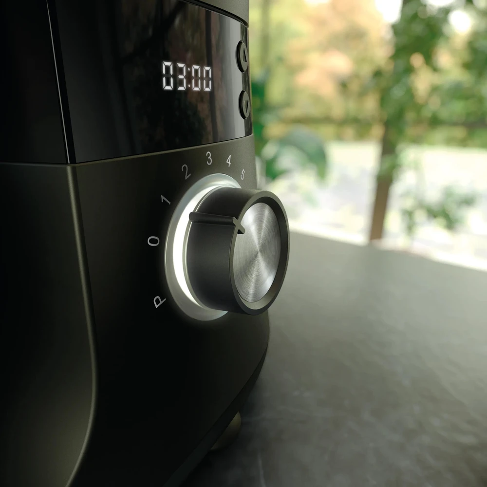 Virtuvinis kombainas „Philips“ serijos 7000 virtuvės mašina HR7962/21, 5,5 l dubuo, 8 greičių nustatymai, plakiklio priedas, smulkintuvo priedas, 1000 W