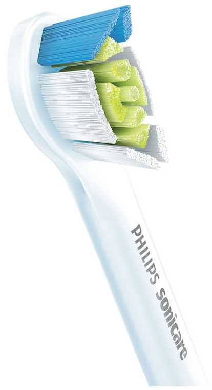 Philips Sonicare W2c Optimal Baltos kompaktiškos Sonic dantų šepetėlio galvutės, HX6074/27, 4 vnt.