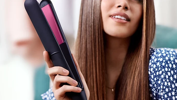 Plaukų tiesinimo žnyplės PHILIPS BHS375 / 00 (Pažeista pakuotė)