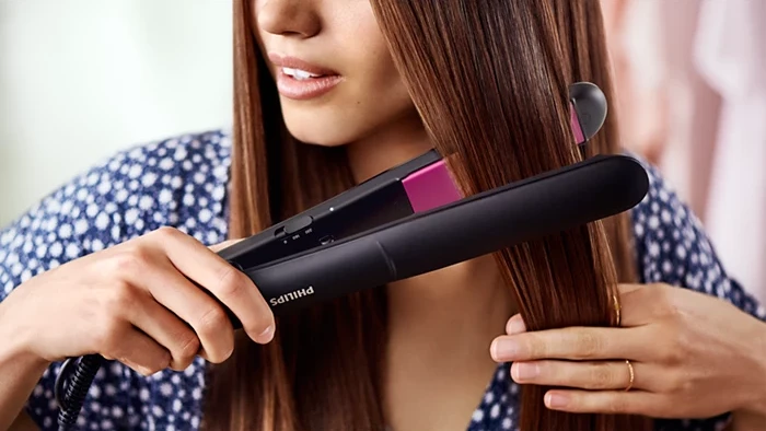 Plaukų tiesinimo žnyplės PHILIPS BHS375 / 00 (Pažeista pakuotė)