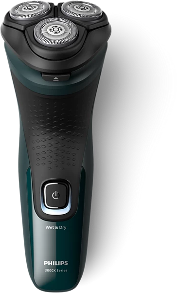 Drėgnojo ir sausojo skutimo elektrinė barzdaskutė Shaver 3000X Series (Pažeista pakuotė)