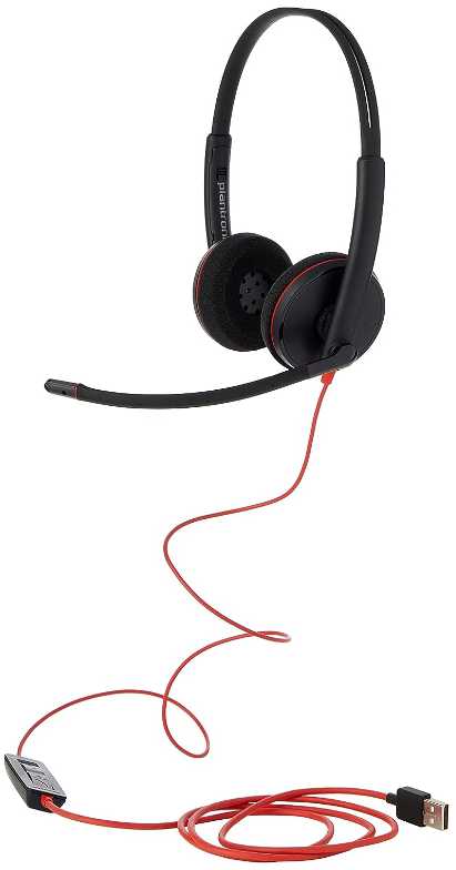 Ausinės Plantronics POLY BLACKWIRE C3225 USB-C
