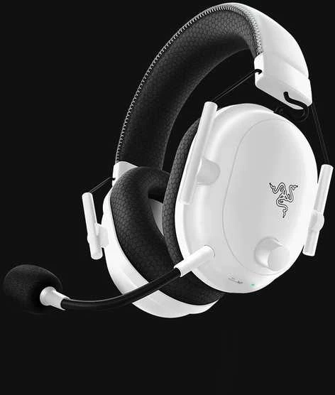Razer BlackShark V2 Pro belaidės ausinės (2023), Baltos spalvos