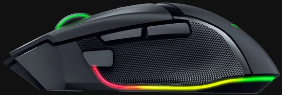 Razer Basilisk V3 Pro Belaidė pelė žaidimams RF belaidė+Bluetooth+USB-C, 30000 DPI, Juodas