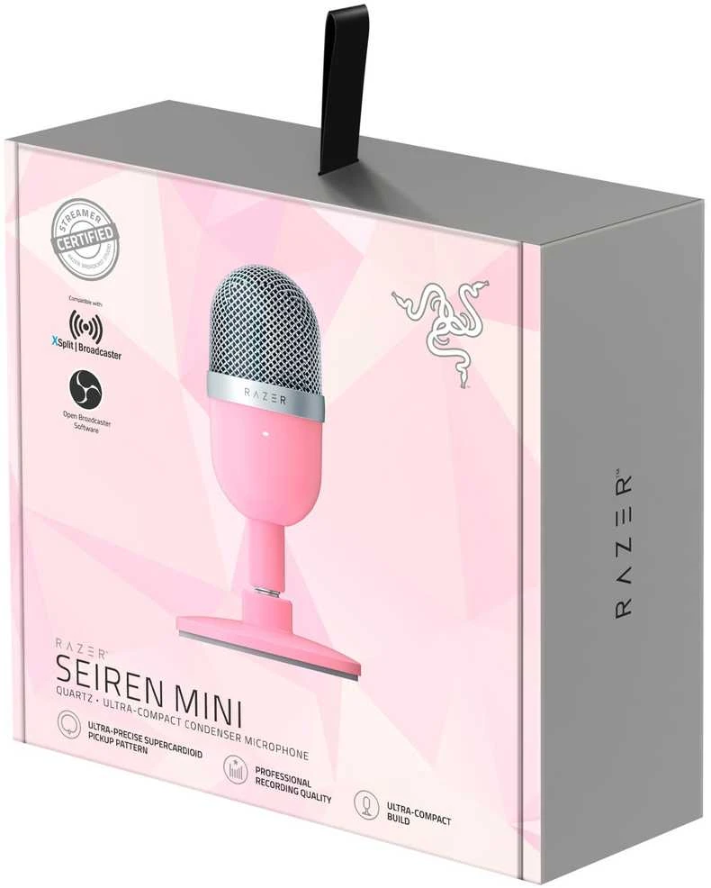Razer | A tipo USB | Seiren Mini | Kondensatoriaus srautinis mikrofonas | kilogramas