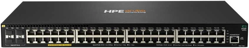 Šakotuvas Hewlett Packard (HP) Aruba 2930F 48G PoE+ 4SFP 740W Switch Europe English