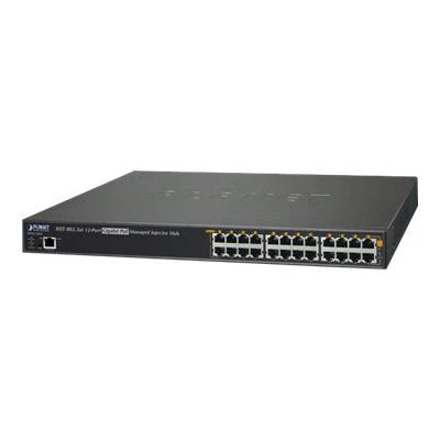 Šakotuvas Planet 12-Port Gigabit IEEE 802.3at PoE+ Managed Injector Hub (360 vatų)