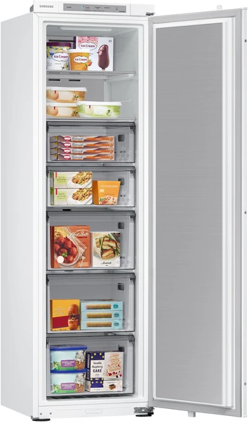 SAMSUNG Built-in Upright Šaldiklis BRZ22700EWW/EF, Energy class E, 177.5 cm, 218L, No Frost