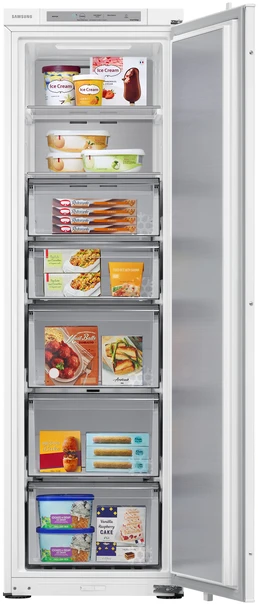 SAMSUNG Built-in Upright Šaldiklis BRZ22700EWW/EF, Energy class E, 177.5 cm, 218L, No Frost