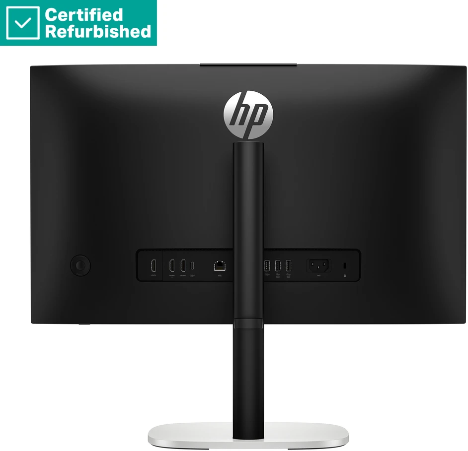 Stacionarus kompiuteris Hewlett Packard (HP) RENEW Sidabrinis HP ProStudio 4 AIO All-In-One 24 - Ultra 5-225T, 32GB, 1TB SSD, 23.8 FHD Non-Touch AG, USB Mouse, Win 11 Pro, 1 metai