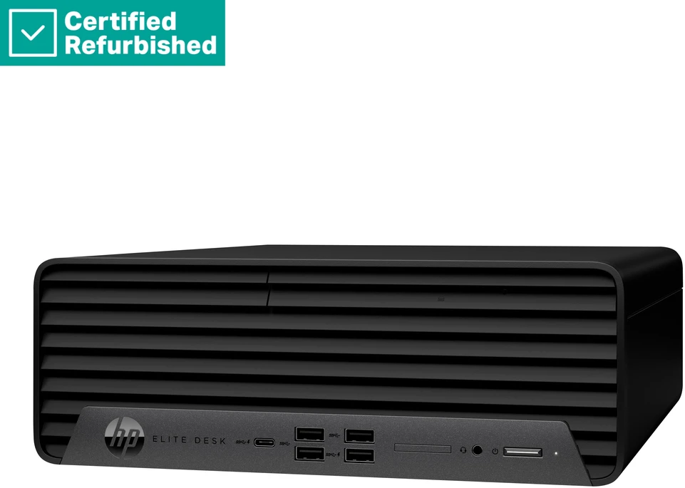 Hewlett Packard (HP) RENEW Sidabrinis HP Elite 800 G9 SFF - i7-14700, 16GB, 512GB SSD, USB Mouse, Win 11 Pro, 1 metai (Atnaujinta)