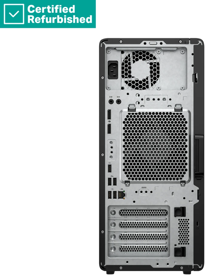 Hewlett Packard (HP) RENEW Sidabrinis HP Z2 G1i Workstation Tower - Ultra 7-265K, 32GB, 1TB SSD, Nordic keyboard, USB Mouse, Win 11 Pro, 1 metai (Atnaujinta)