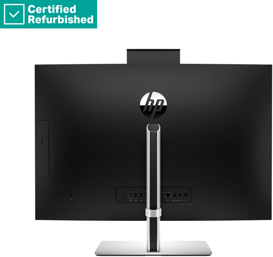 Stacionarus kompiuteris Hewlett Packard (HP) RENEW Sidabrinis HP Pro 440 G9 AIO All-In-One - i7-12700T, 8GB, 512GB SSD, 23.8 FHD Touch AG, Height Adjustable, USB Mouse, DOS, 1 metai