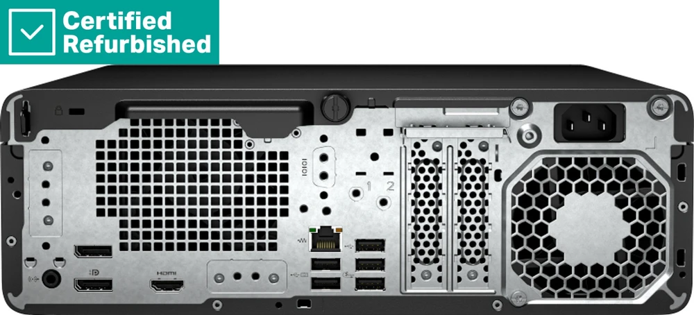 Stacionarus kompiuteris Hewlett Packard (HP) RENEW Sidabrinis HP ProDesk 4 G1i SFF - Ultra 5-225, 16GB, 512GB SSD, USB Mouse, Win 11 Pro, 1 metai