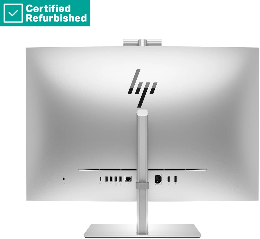 Hewlett Packard (HP) RENEW Sidabrinis HP Elite 870 G9 AIO All-In-One 27 - i7-14700, 16GB, 512GB SSD, 27 FHD Non-Touch AG, Height Adjustable, DOS, 1 metai (Atnaujinta)