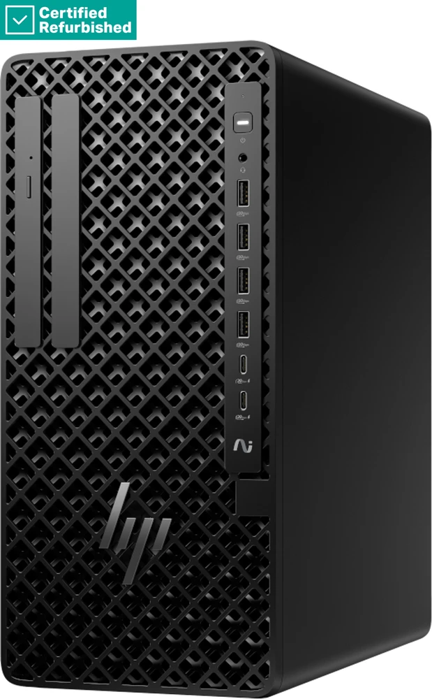 Stacionarus kompiuteris Hewlett Packard (HP) RENEW Sidabrinis HP Z1 G1i Workstation Tower - Ultra 9-285, 32GB, 1TB SSD, USB Mouse, Win 11 Pro, 1 metai (Atnaujinta)