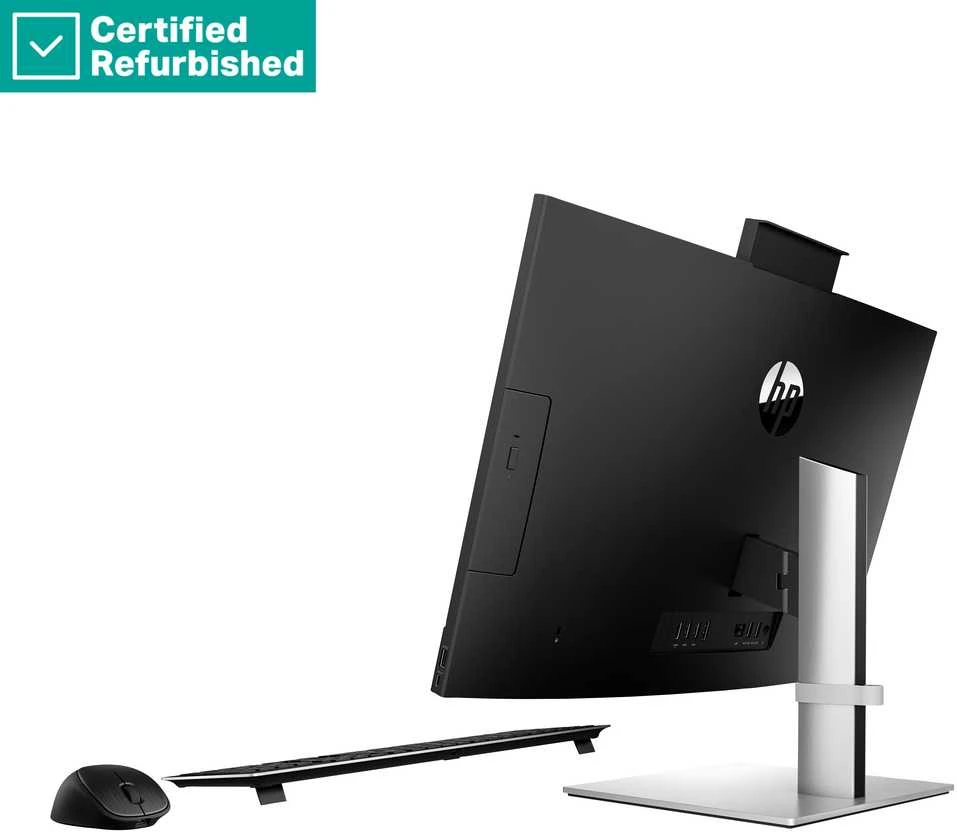 HP Pro 440 G9 AIO – galinis vaizdas su periferija
